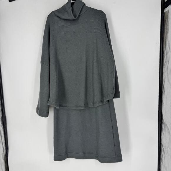 NWT Free People Freest Milley Reversible Knit Skirt Set in Steel - Picture 6 of 7